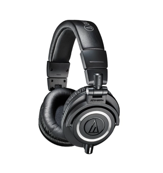 Audio-Technica ATH-M50x Hodetelefon med 3 avtagbare kabler